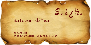 Salczer Éva névjegykártya